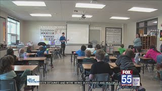 Kids Who Care Croninger Elementary students learn about storytelling from FOX 55 reporter [upl. by Norat]