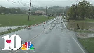 Tracking road conditions on Waldens Creek Road in Sevier County [upl. by Hgielra]