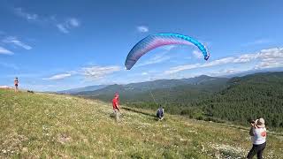 1ers vols du stage parapente Juin 2023 [upl. by Guimond]