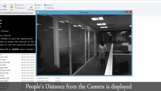 People distance measurement with Tara  Stereo camera  econ Systems [upl. by Uchish]