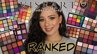 Ranking my Viseart Eyeshadow Palettes from LEAST to MOST Favorite [upl. by Rolan]