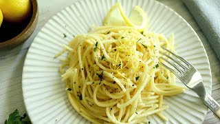 Perfect Pasta al Limone Recipe [upl. by Everson533]