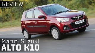 2015 Maruti Suzuki Alto K10  Review  ZigWheels [upl. by Eyot]