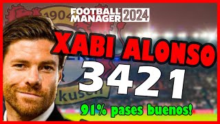 La BRUTAL TÁCTICA de XABI ALONSO  Mejores tácticas Football Manager 2024 [upl. by Doownyl]