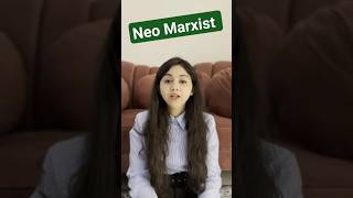 Neo Marxist  Neo Marxist Theory  Neerja Mamenglishliterature ugcnet neomarxist theory shorts [upl. by Dahc]