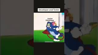 Developer vs tester normal conversation coding codecombat softwareengineer production tester [upl. by Aimac]