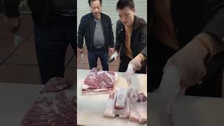 Fresh Pork  Pork Cutting  Cut as Much as You Need 1101 shorts [upl. by Aicirtan666]