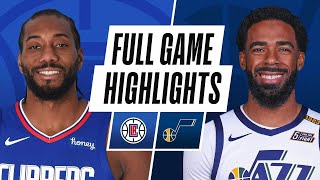 CLIPPERS at JAZZ  FULL GAME HIGHLIGHTS  January 1 2021 [upl. by Silloh]