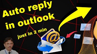 How to set auto reply in outlook  How to Set Out of Office in Outlook  Hindi  Urdu [upl. by Ahsakal]