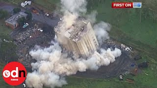 A giant building implosion in Australia goes wrong [upl. by Nate]