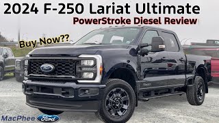 2024 Ford Super Duty F250 Lariat Ultimate Black Package Review [upl. by Gould]