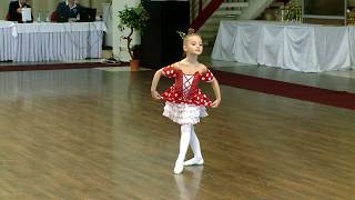 Anastasia 6 years Khachaturian  Variation from Chipollino Ballet [upl. by Neelie274]