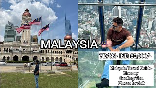 Complete Malaysia Trip Budget amp Itinerary  Under 50000 INR only  Top Places to Visit malaysia [upl. by Lozano]