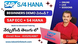 Learn SAP FICO S4HANA with This Demo in Telugu  Mr Tally Lokesh [upl. by Duwad955]