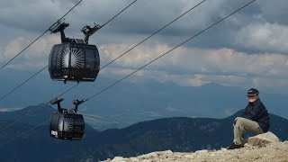 Chopok Cable Cars Low Tatras Slovakia 2020 [upl. by Netsriik]