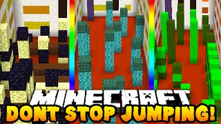 Minecraft NEVER STOP JUMPING PARKOUR 14 Epic Levels w PrestonPlayz [upl. by Milka]