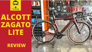 ALCOTT ZAGATO LITE 2022 Shimano 105  Aero Road Bike Malaysia Basikal Sepeda Review [upl. by Griggs346]