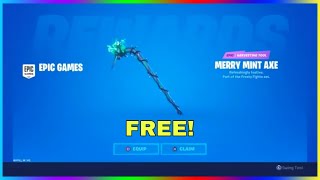 FREE Merry Minty axe Giveaway  How to get Minty pickaxe Code [upl. by Wendt867]