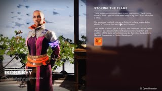 Destiny 2  Epic Games  Warlock  Quest Stoking The Flame [upl. by Naejamron]