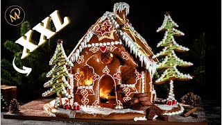 Riesen Lebkuchenhaus mit Joisa  XXL Gingerbread House [upl. by Aisatsan]