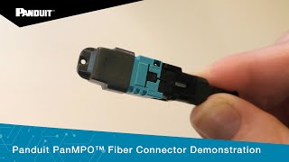 Panduit PanMPO™ Fiber Connector Demonstration [upl. by Mure]