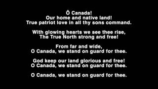 Hymne du Canada Version anglaise [upl. by Aihsel]