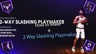 How To Make A 2 Way Slashing Playmaker In NBA 2K22 Next Gen [upl. by Alaunnoif917]