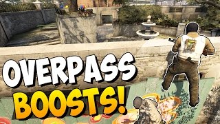 CSGO  Creative Boost Spots on Overpass [upl. by Nadnerb757]