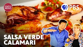 Grilled and Fried Calamari with Lidia Bastianich  Simply Ming  Full Episode [upl. by Philo717]