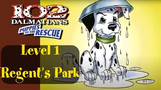 102 Dalmatians Puppies to the Rescue  Level 1  Regents Park GameplayWalkthrough [upl. by Htebirol155]