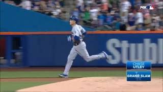 LADNYM Utley hits a grand slam vs the Mets [upl. by Plossl]