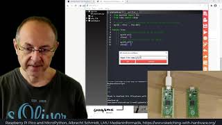 Raspberry Pi Pico with MicroPython  Installing Python blink LED Replacing Arduino [upl. by Zsamot911]