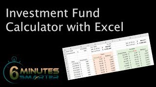 Create an Investment Fund Calculator with Microsoft Excel [upl. by Lenahtan]