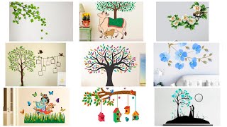 Meesho wall stickers design ideas 25 Home interior wall decorating ideas 2024 [upl. by Ennaeus]