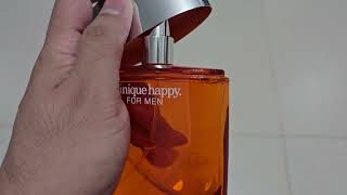 HONEST review of the Clinique Happy for Men Cologn [upl. by Eilah]