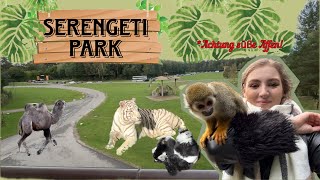 Vlog Wir fahren in den Serengeti Park Können wir den Affen mitnehmen 🥹 [upl. by Miett770]