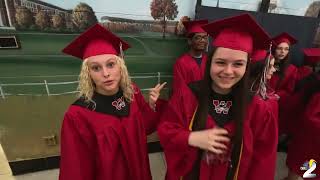 Walkertown High School Students Return To Walkertown Elementary School For Special Grad Walk [upl. by Linda]