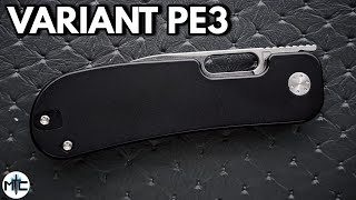 QVIST Bladeworks Variant PE3 Folding Knife  Overview and Review [upl. by Naimad343]