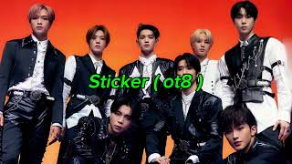 NCT 127  Sticker Without Taeil  OT8 [upl. by Sainana]