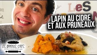 Lapin au Cidre et aux Pruneaux  Sucré amp salé un régal   Les Apprentis Chefs [upl. by Ettesel]