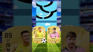 👉🏻 FIFA 25 Ronaldo 🆚 MrBeast 👀👑🤩 football [upl. by Ahsiak]