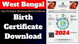 How To Download Birth Certificate West Bengal I बर्थ सर्टिफिकेट कैसे डाउनलोड । বার্থ সার্টিফিকেট WB [upl. by Erine]