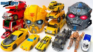 Enigma Rise of the Beasts TRANSFORMERS Toys  Yellow BUMBLEBEE Revenge x JADA Optimus Primal Robot [upl. by Asirrac]