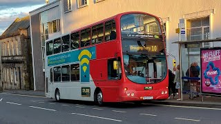 Xplore Dundee Volvo B7TL Wright Eclipse Gemini 2824 BX54 XTC on service 10 [upl. by Endaira]