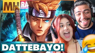 REACT Tipo Boruto Uzumaki 🔥 Boruto Two Blue Vortex Prod MK amp SID  MHRAP [upl. by Blim]