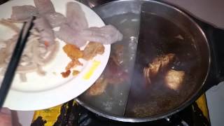 Malaysia  Chinese Hot Pot  How to Make Hot Pot 山顶打邊爐  任吃唔嬲 [upl. by Atteiram14]