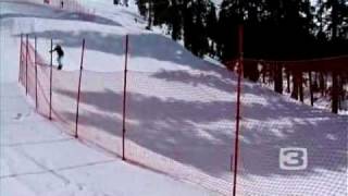 Boardercross Riders Fly At Squaw Valley [upl. by Anelim31]