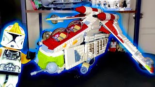 LEGO Star Wars Republic Gunship Recolored REVIEW [upl. by Rainger707]