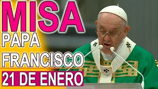 Misa de hoy Papa Francisco 21 Enero Domingo de la Palabra del Señor [upl. by Leblanc95]