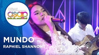 Raphiel Shannon  Mundo  iWant ASAP Highlights [upl. by Alisha]